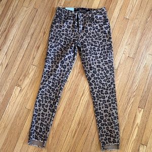 Harper brand Leopard jeans
